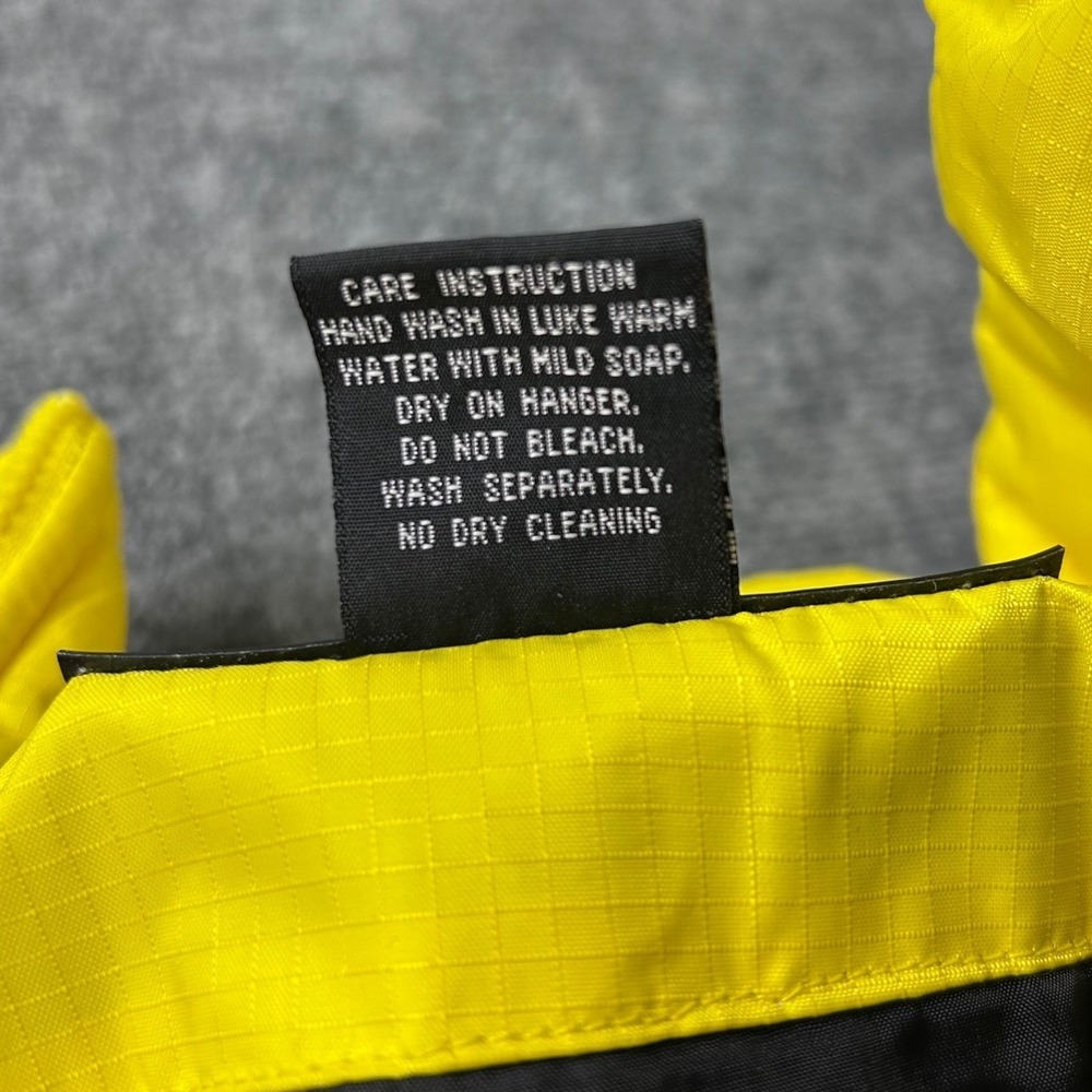 Vintage Match 1 Puffer Jacket Bright Yellow Winter Warm Size XL‎ Rugged NEW - Picture 7 of 10